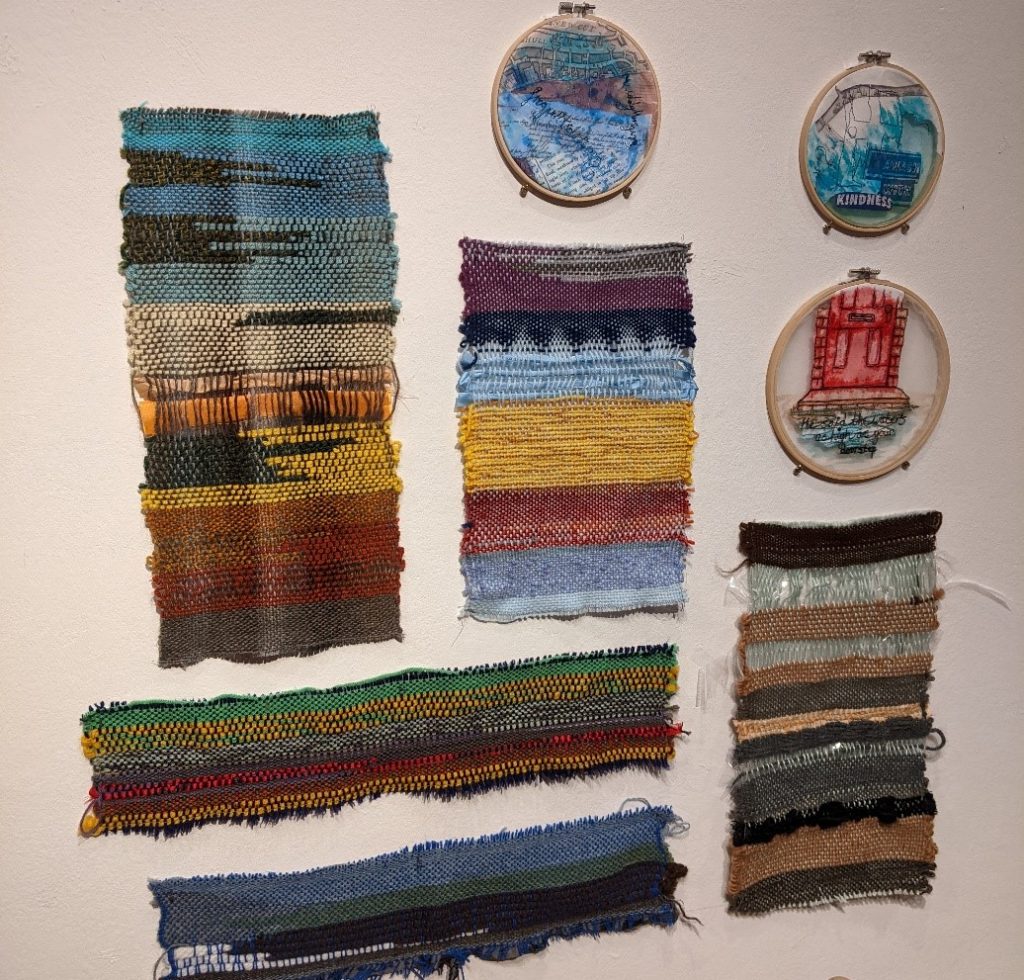 Embroideries and woven artworks